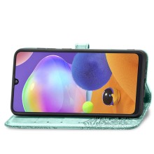 Шкіряний чохол-книжка Art Case з візитницею для TECNO POP 4 – Бірюзовий