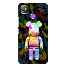 Чехлы для TECNO POP 4 - Bearbrick Louis Vuitton (PREMIUMPrint) (Яркий Bearbrick)