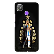 Чохли для TECNO POP 4 (Leo чемпіон) (AlphaPrint) (Мессі Король)