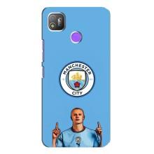 Чехлы с футболистом Ерлинг Холанд для TECNO POP 4 (AlphaPrint) – Холанд Манчестер Сити