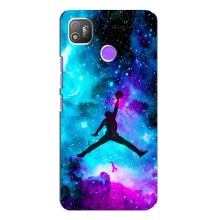 Чохли для TECNO POP 4 - з картинкою JORDAN (AlphaPrint) (Яскравий Джордан)