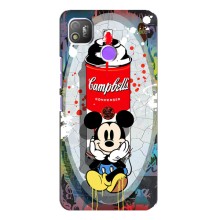 Чехол Disney Mouse TECNO POP 4 (PREMIUMPrint) (Американский Маус)