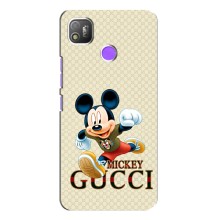 Чехол Disney Mouse TECNO POP 4 (PREMIUMPrint) (Mikki Gucci)