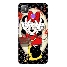 Чехол Disney Mouse TECNO POP 4 (PREMIUMPrint) (Минни peace)