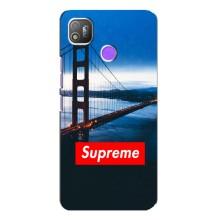 Чеохол для TECNO POP 4 з картинкою Supreme (AlphaPrint)