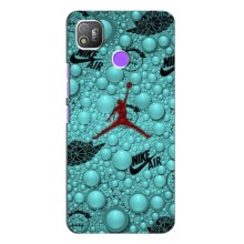 Силиконовый Чехол Nike Air Jordan на Техно Поп 4 – Джордан Найк