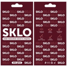 Защитное стекло SKLO 3D (full glue) для TECNO POP 5 – Черный