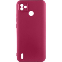 Чехол Silicone Cover Lakshmi Full Camera (A) для TECNO POP 5 (Бордовый)