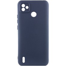 Чехол Silicone Cover Lakshmi Full Camera (A) для TECNO POP 5 (Синий)