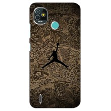 Чохли для TECNO Pop 5 (BD2p) - з картинкою JORDAN (AlphaPrint) (Logo Jordan)