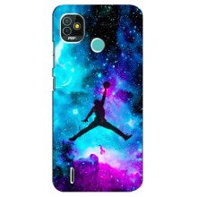 Чохли для TECNO Pop 5 (BD2p) - з картинкою JORDAN (AlphaPrint) (Яскравий Джордан)