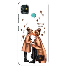Чохол з друком для TECNO Pop 5 (BD2p) - (Мама з дитинкою) (AlphaPrint) (Донька і мама)