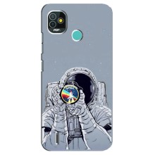 Чохол NASA для TECNO Pop 5 (BD2p) (AlphaPrint) (Космонавт фото)