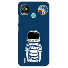 Чохол NASA для TECNO Pop 5 (BD2p) (AlphaPrint) (Хлопчик в шоломі)