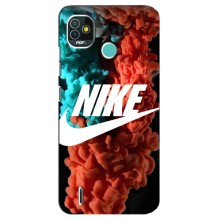 Чохол для TECNO Pop 5 (BD2p) - з принтом Найк (AlphaPrint) (Димчастий найк)