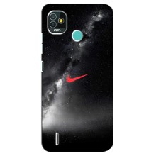 Чохол для TECNO Pop 5 (BD2p) - з принтом Найк (AlphaPrint) (Найк червоний)