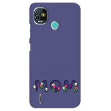 Чехлы для мамы на TECNO Pop 5 (BD2p) (Мама в цветах)