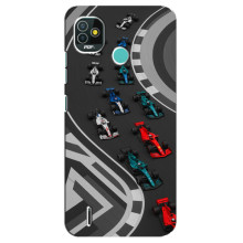 Чехол Формула1 на TECNO Pop 5 (BD2p) – Трасса Ф1
