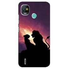 Чехол Король лев на Техно Поп 5 (Симба и Налу)