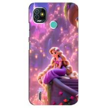 Чехол Рапунцель для TECNO Pop 5 (BD2p) (Рапунцель в замке)