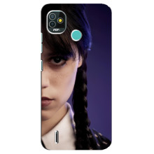 Чохол з дизайном Венздей 2 на TECNO Pop 5 (BD2p) (Очі Венздей)