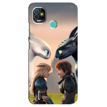 Чехол как приручить дракона на TECNO Pop 5 (BD2p) – Гикавка и Астрид