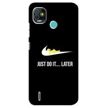 Чехол с логотипом Найк на TECNO Pop 5 (BD2p) (Nike just do it)