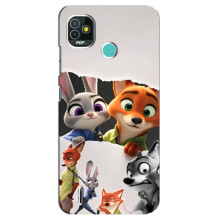 Силиконовый чехол с принтом Зоотрополіс для TECNO Pop 5 (BD2p)