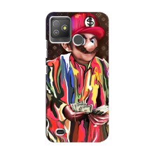 Брендновые Чехлы для Tecno Pop 5 GO - (PREMIUMPrint) (Mario LV)