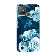 Чехлы (ART) Цветы на Tecno Pop 5 GO (VPrint) (Блактині бутони)