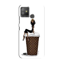 Чехлы Луи Витон для Tecno Pop 5 GO (AlphaPrint - LOUIS VUITTON) (кофе LOUIS VUITTON)