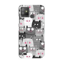 Чехлы с Котиками для Tecno Pop 5 GO (VPrint) (Рисованные котики)