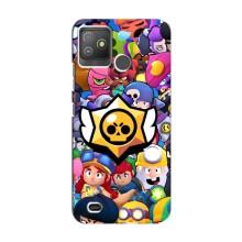 Чехол для Tecno Pop 5 GO Бравл Старс (VPrint)