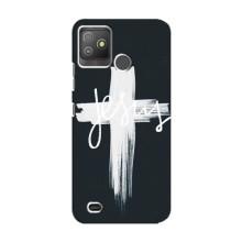 Чехол для Tecno Pop 5 GO (AlphaPrint) - (Христианские) (Иисус)