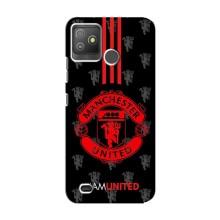 Чехол Манчестер Юнайтед для Техно Поп 5 Го (AlphaPrint) (лого МЮ)