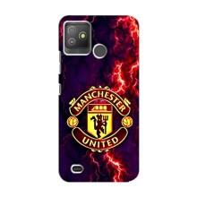Чехол Манчестер Юнайтед для Техно Поп 5 Го (AlphaPrint) (огненный Манчестер)