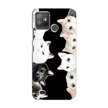 Чехол на Техно Поп 5 Го с Котами (VPrint) (Взгляд котов)