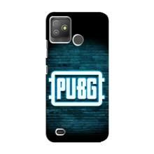Чехол PUBG для Техно Поп 5 Го (AlphaPrint) (Лого PUBG)