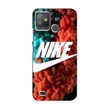 Чехол для Tecno Pop 5 GO - с принтом Найк (AlphaPrint) (Дымчатый найк)