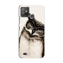 Чехол с птицами на Tecno Pop 5 GO (VPrint) (Сова)