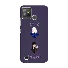 Чехлы Венсдей на Tecno Pop 5 GO Уэнсдей (AlphaPrint) (Уэнздей и подруга)