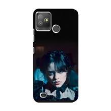 Чехлы Венсдей на Tecno Pop 5 GO Уэнсдей (AlphaPrint) (взгляд Уэнздей)