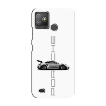 Чохол з авто Порше для Tecno Pop 5 GO – білий порше