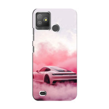 Чохол з авто Порше для Tecno Pop 5 GO – Рожевий Порше