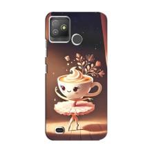 Чехол с мемом Тралалело тралала на Tecno Pop 5 GO – Балерина капучина