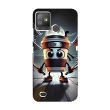 Чехол с мемом Тралалело тралала на Tecno Pop 5 GO – Капучино асасино