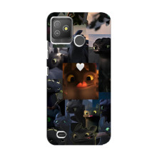 Чехол как приручить дракона на Tecno Pop 5 GO – Дракон коллаж