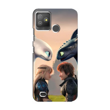 Чехол как приручить дракона на Tecno Pop 5 GO – Гикавка и Астрид