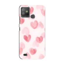 Чехол с розовым рисунком для Tecno Pop 5 GO