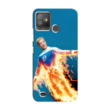 Чехол с принтом Фантастическая четверка для Tecno Pop 5 GO – Человек-Факел